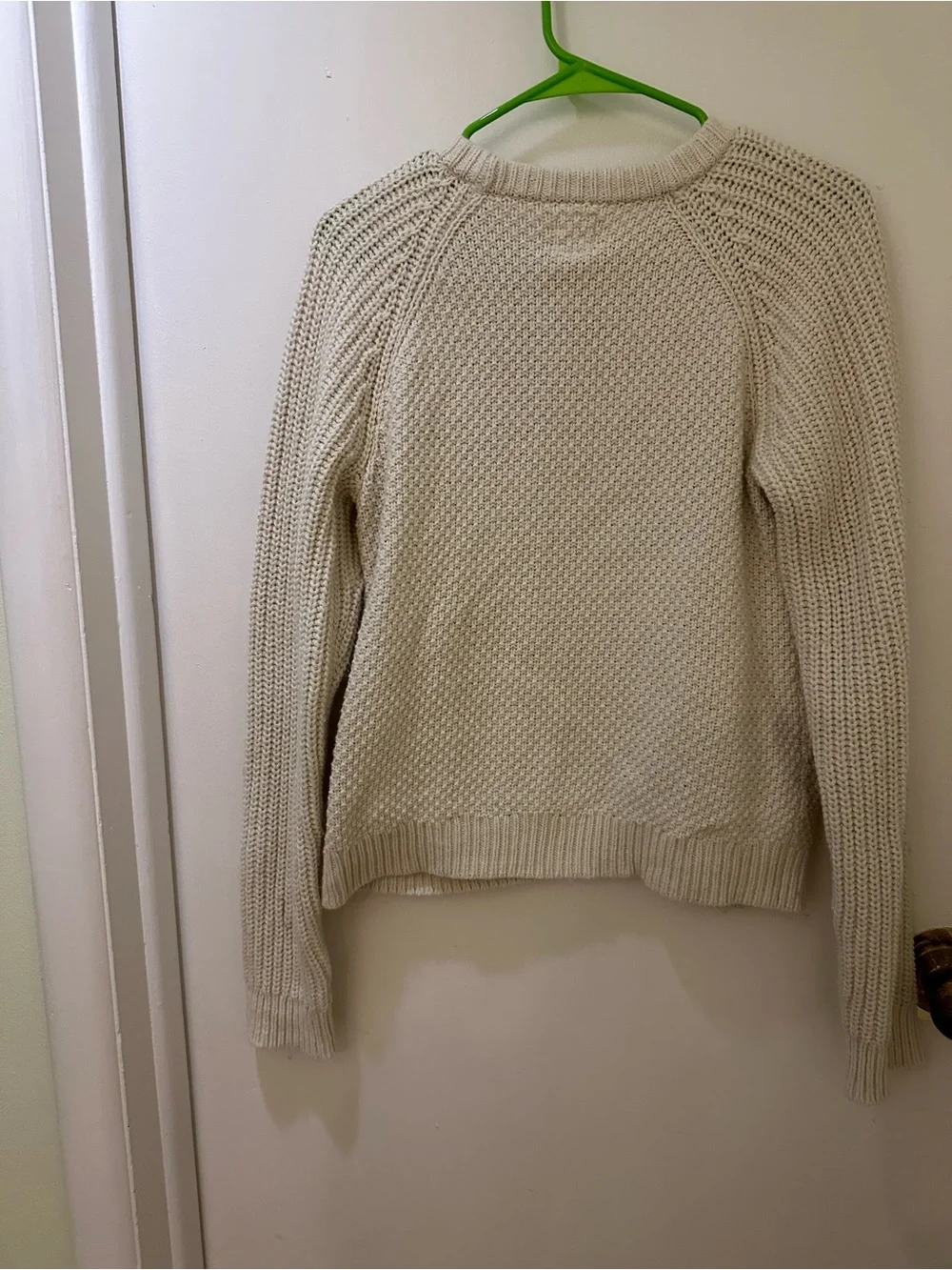 Cream Cable Knit Sweater